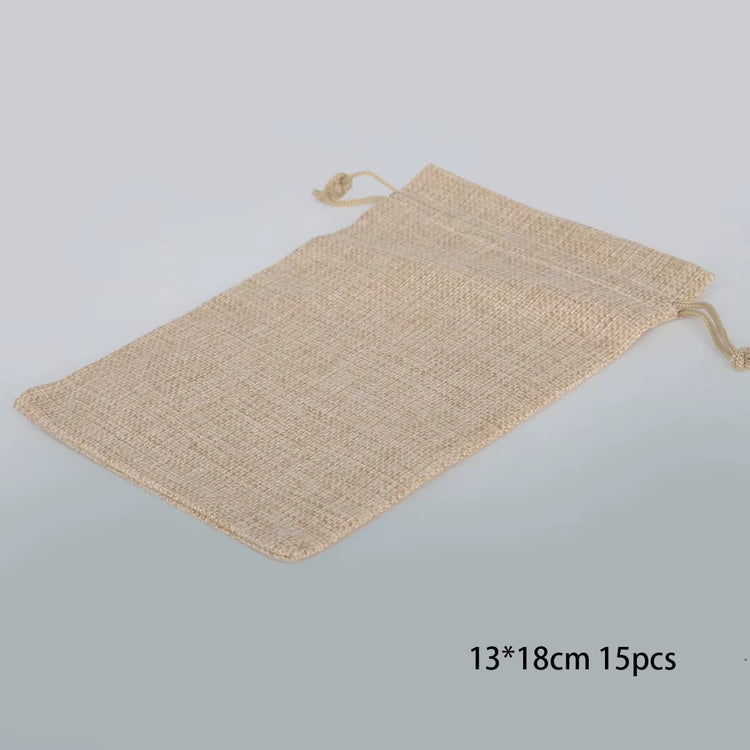 15-50 Cotton and Hemp Bundle Pocket Gift Bag for Children&