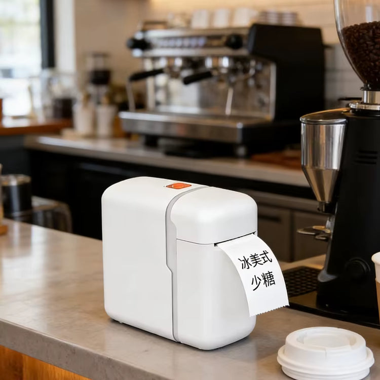 Portable Thermal Printer Mini Bluetooth Label Printer Smart Label Thermal Printer Office Bluetooth Printer Educational Supplies