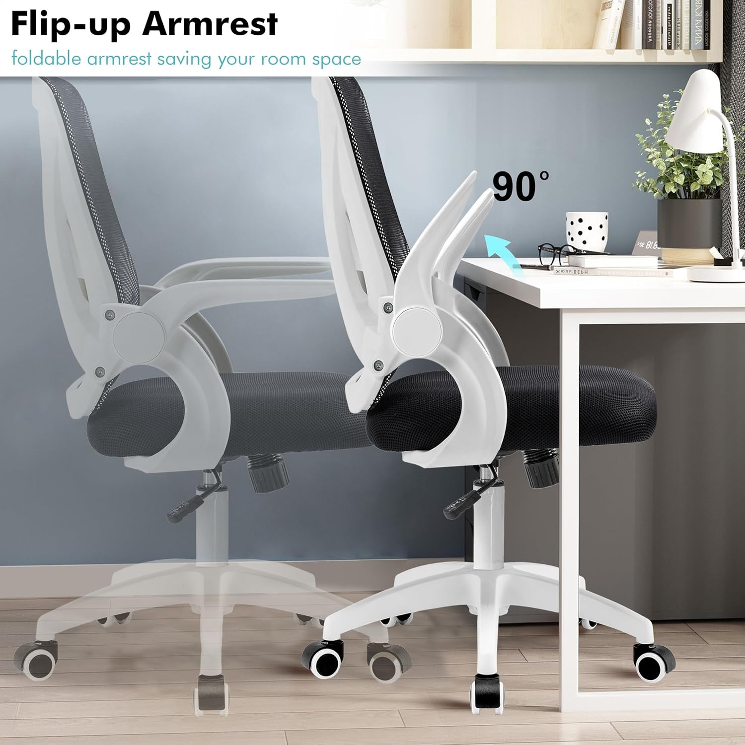 Blisswood Office Chair Desk Chair, Ergonomic Adjustable Office Mesh Chair for Ho