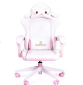 Office Chair WCG Computer Gaming Chair Reclining Armchair with Footrest Internet Cafe Gamer Chair Office Furniture Pink Chair