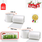 BUBBLE WRAP 500Mm 25M 100M ROLLS REMOVALS CUSHIONING PACKAGING ROLL