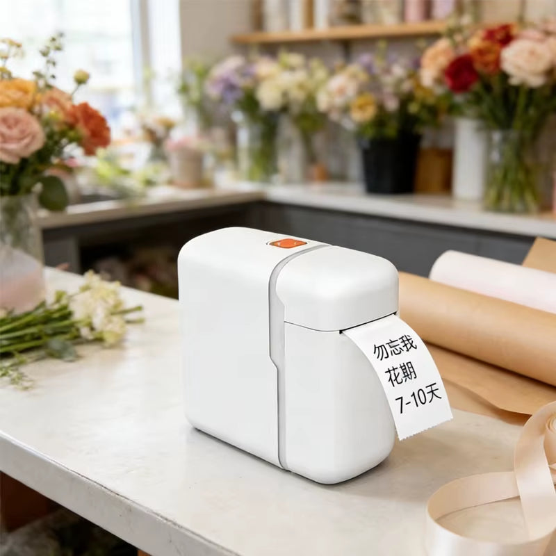 Portable Thermal Printer Mini Bluetooth Label Printer Smart Label Thermal Printer Office Bluetooth Printer Educational Supplies