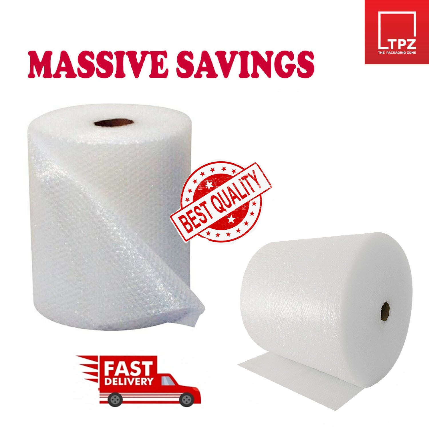 BUBBLE WRAP 500Mm 25M 100M ROLLS REMOVALS CUSHIONING PACKAGING ROLL
