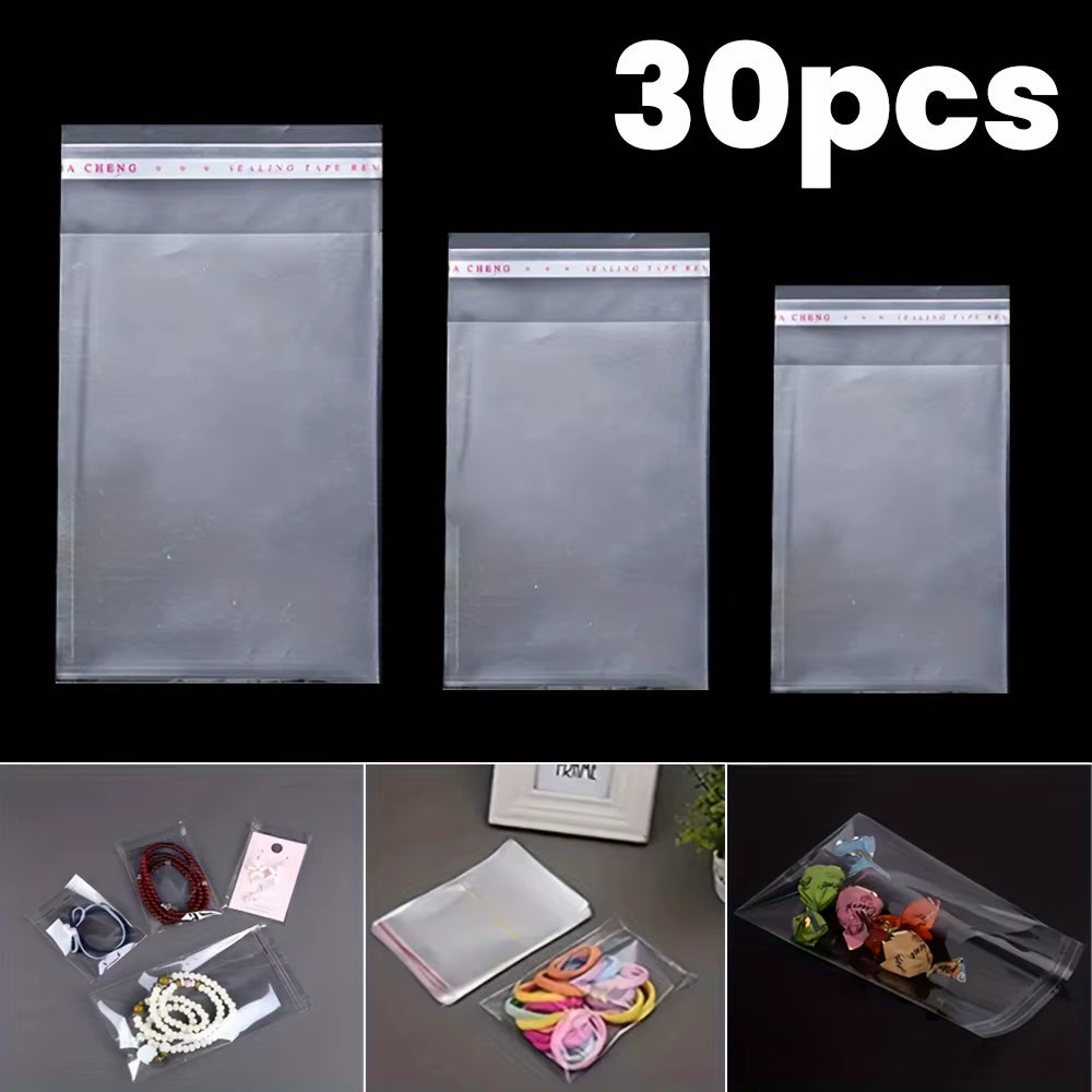 OPP Self Sealing Transparent Plastic Bag, Cellophane, Self-Adhesive Packaging, Jewelry, Candy, Cookies, Gift Packaging Bag