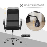 Executive Office Chair High Back Mesh Chair Seat Office Desk Chairs, Black