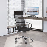 Executive Office Chair High Back Mesh Chair Seat Office Desk Chairs, Black