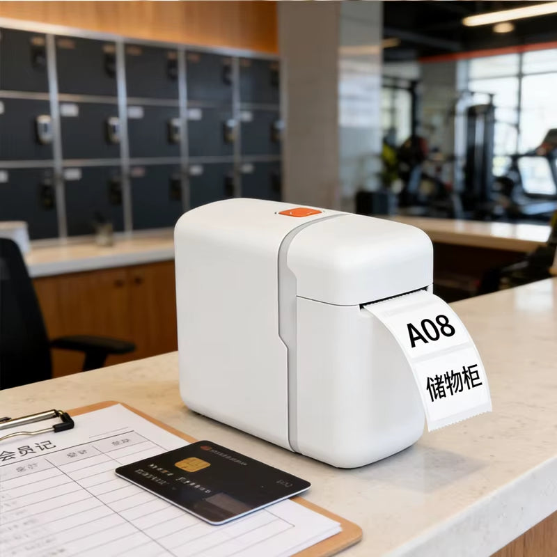 Portable Thermal Printer Mini Bluetooth Label Printer Smart Label Thermal Printer Office Bluetooth Printer Educational Supplies