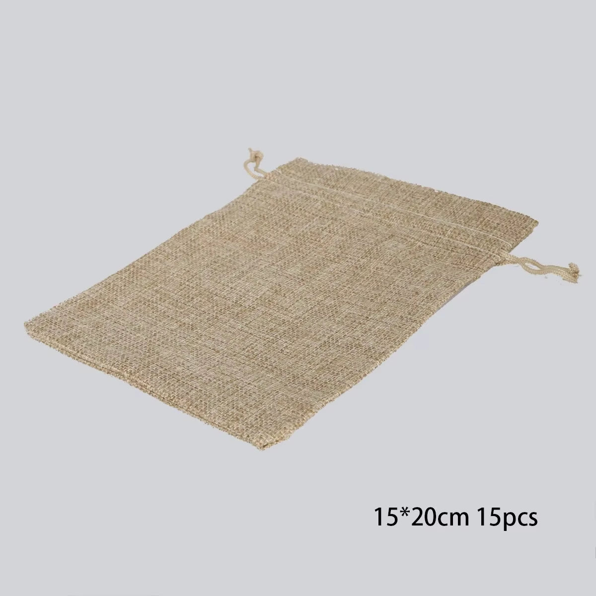 15-50 Cotton and Hemp Bundle Pocket Gift Bag for Children'S Day Gift Packaging Bag DIY Candy Wedding Product Packaging