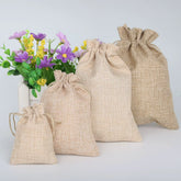 15-50 Cotton and Hemp Bundle Pocket Gift Bag for Children&