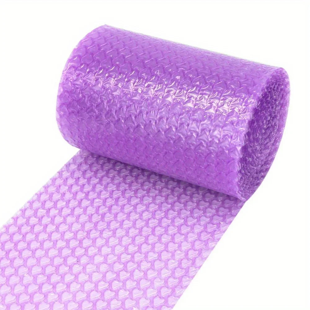 5M Bubble Buffer Packaging Roll, Heart-Shaped Design, Thick Shockproof and Fragile Packaging, Express Packaging Bubble Film