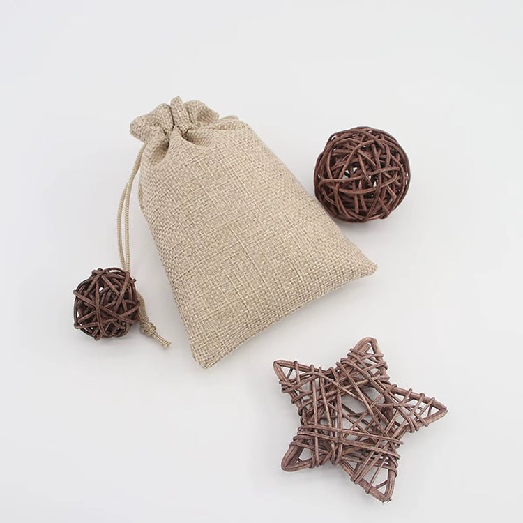 15-50 Cotton and Hemp Bundle Pocket Gift Bag for Children&